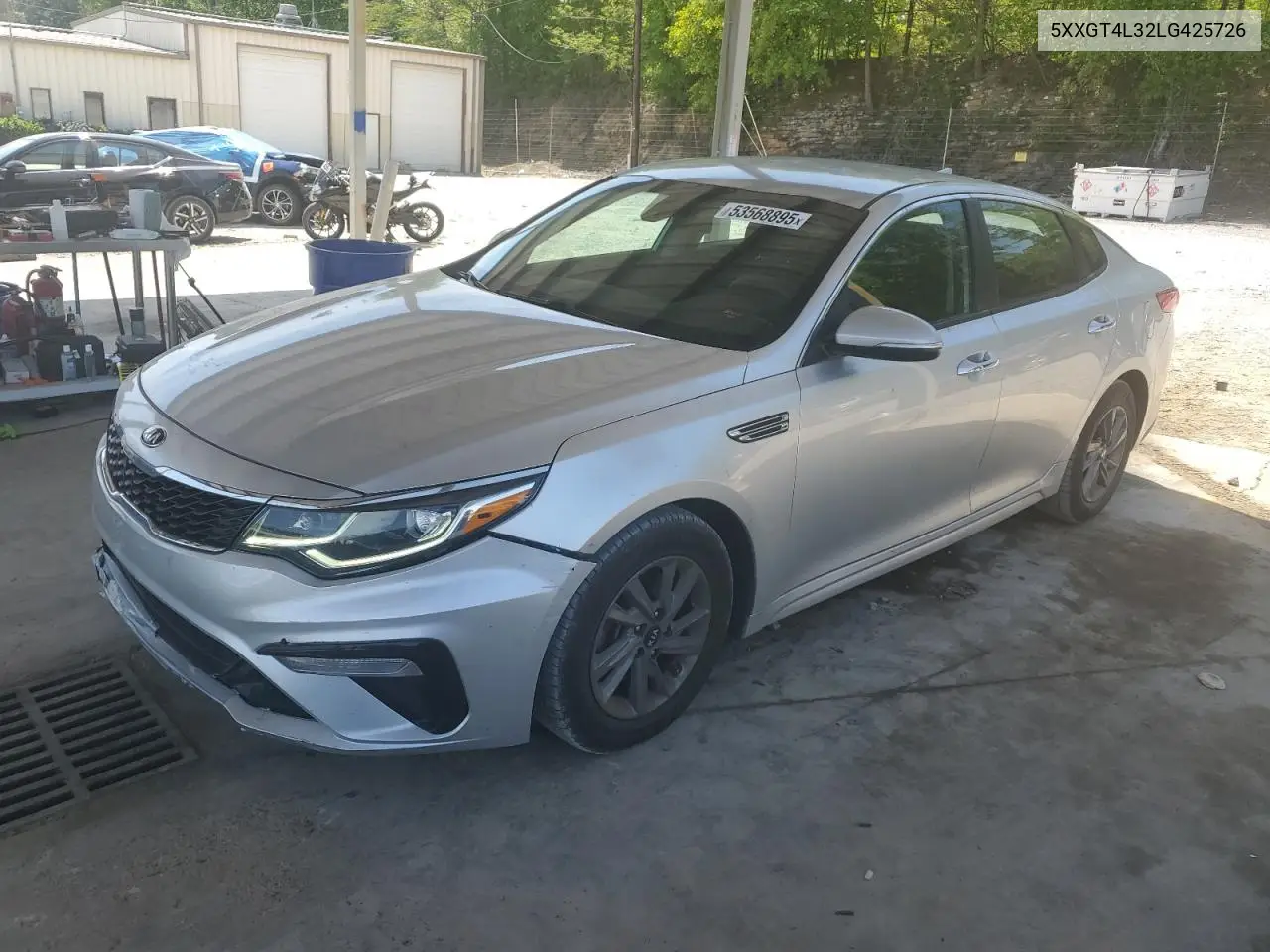 2020 Kia Optima Lx VIN: 5XXGT4L32LG425726 Lot: 53568895