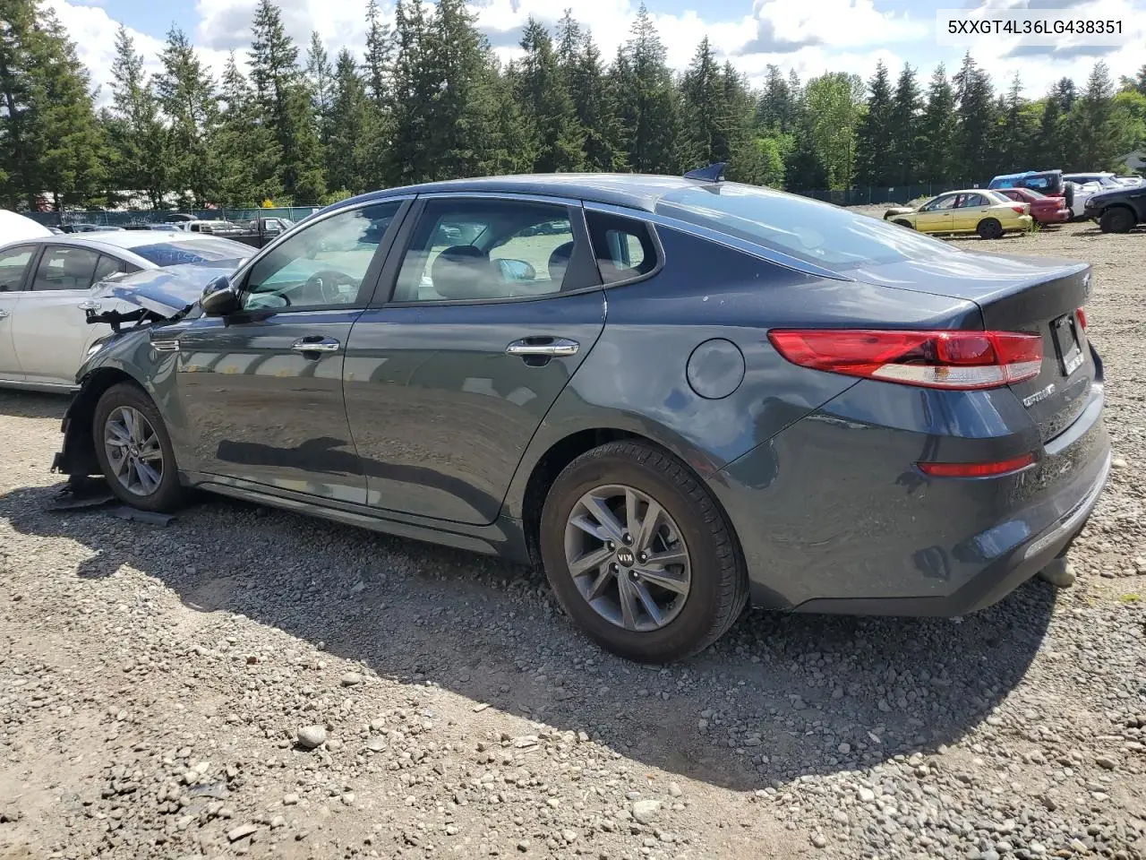 2020 Kia Optima Lx VIN: 5XXGT4L36LG438351 Lot: 55324805