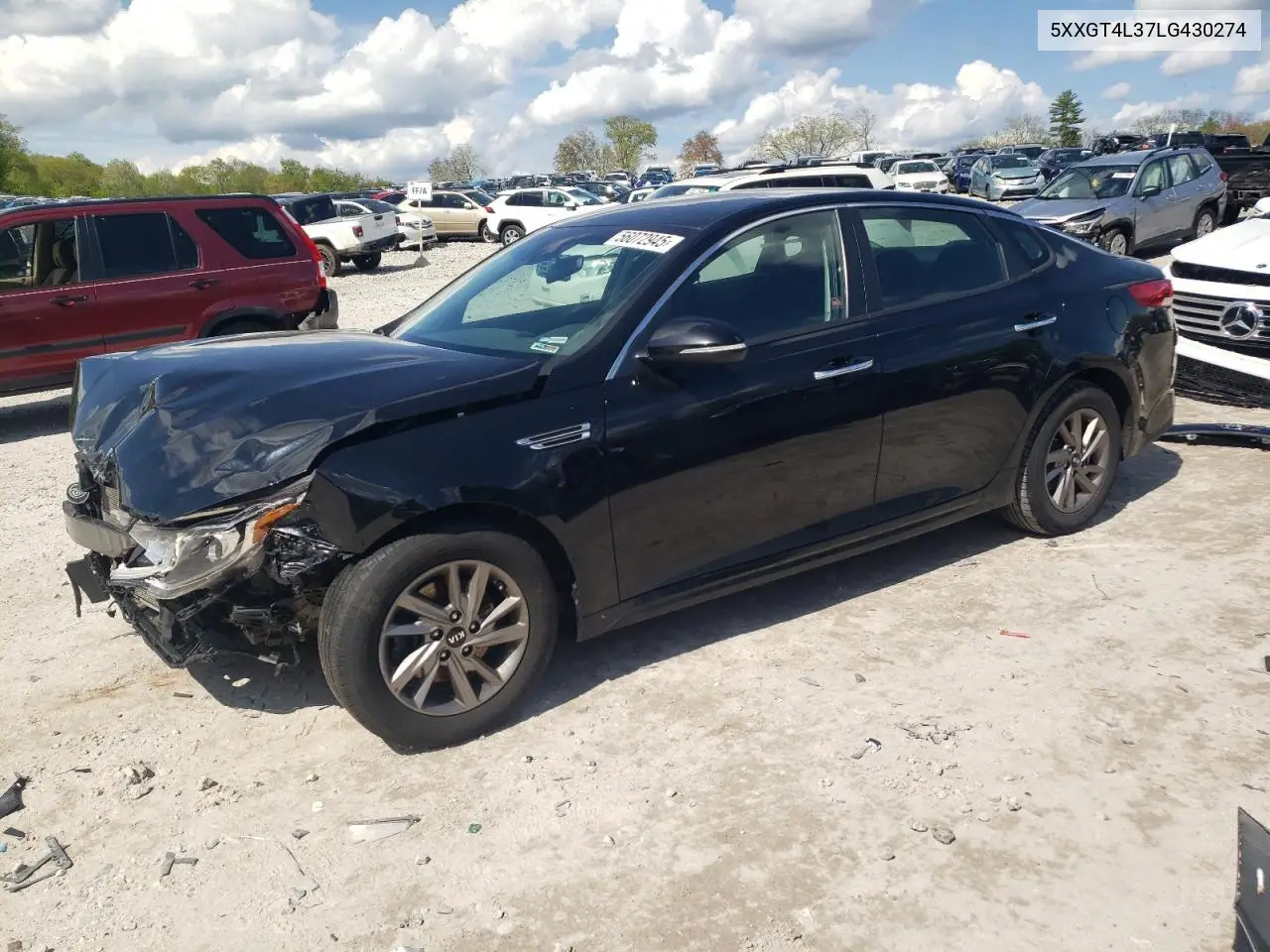 2020 Kia Optima Lx VIN: 5XXGT4L37LG430274 Lot: 56072945