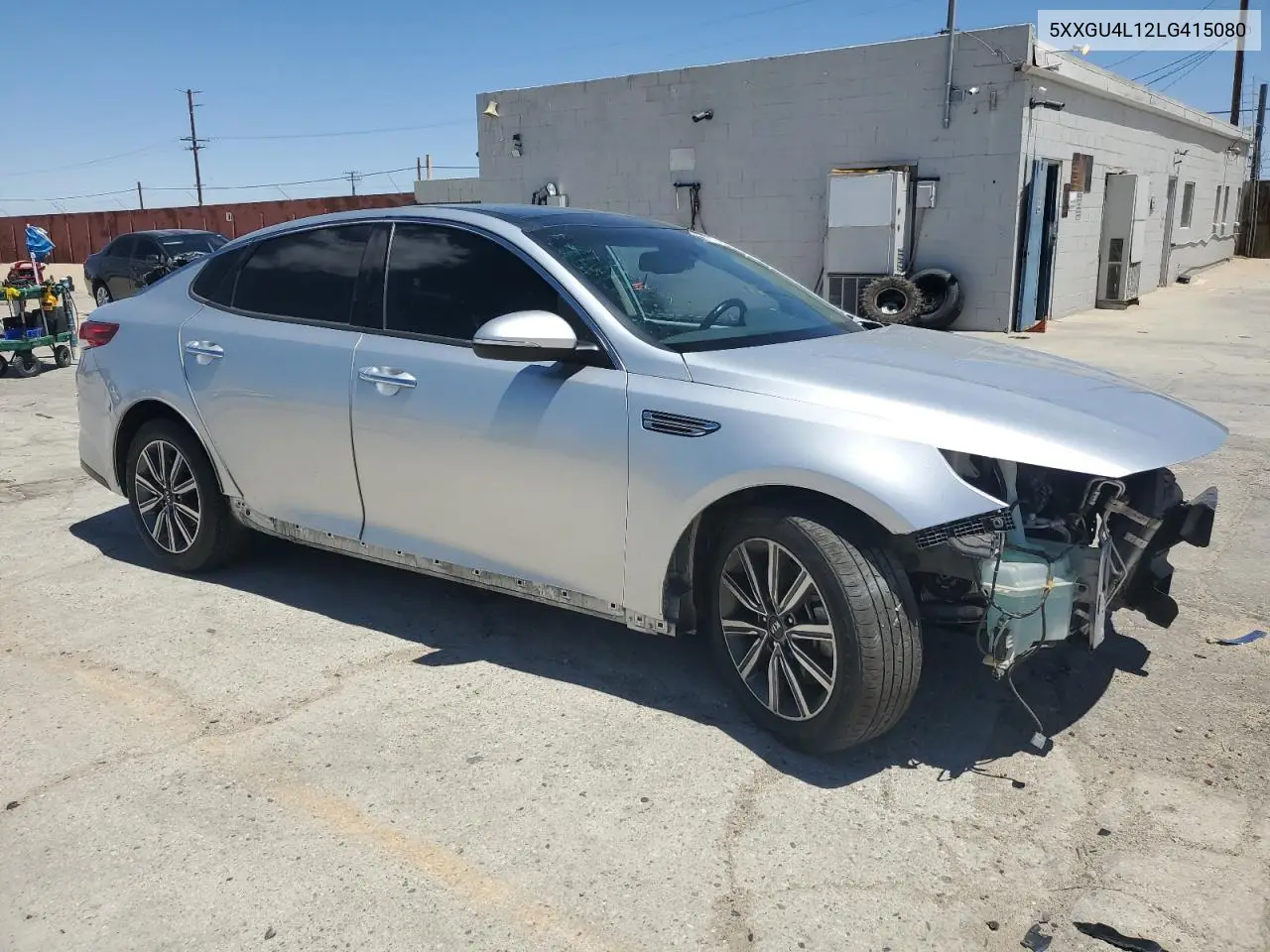 2020 Kia Optima Ex VIN: 5XXGU4L12LG415080 Lot: 56717135