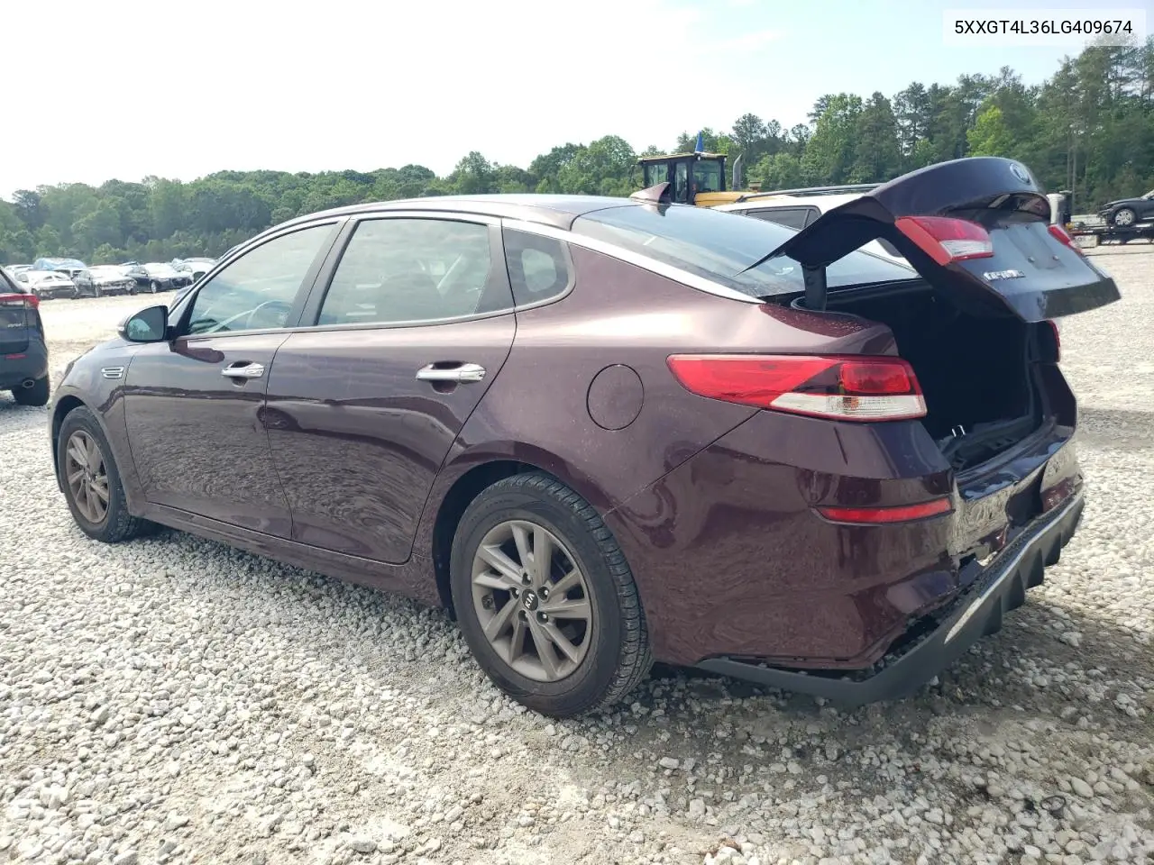 2020 Kia Optima Lx VIN: 5XXGT4L36LG409674 Lot: 56838355