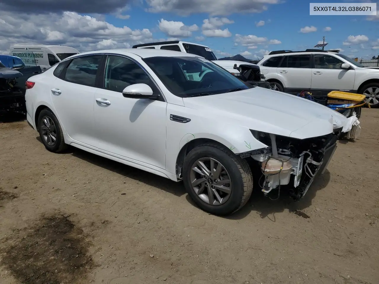 2020 Kia Optima Lx VIN: 5XXGT4L32LG386071 Lot: 56943615
