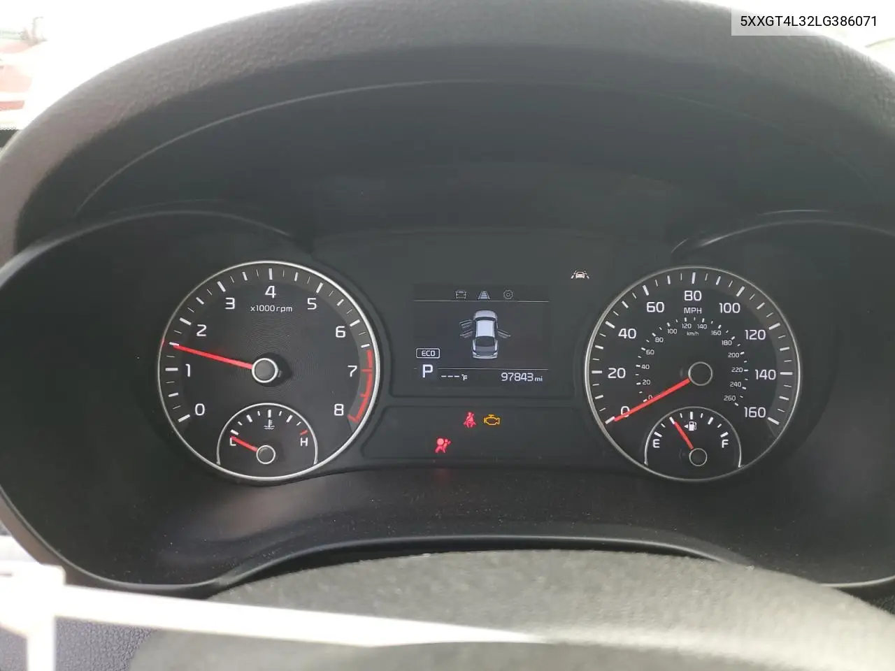 2020 Kia Optima Lx VIN: 5XXGT4L32LG386071 Lot: 56943615