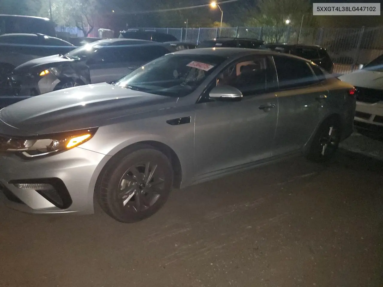 2020 Kia Optima Lx VIN: 5XXGT4L38LG447102 Lot: 57364275