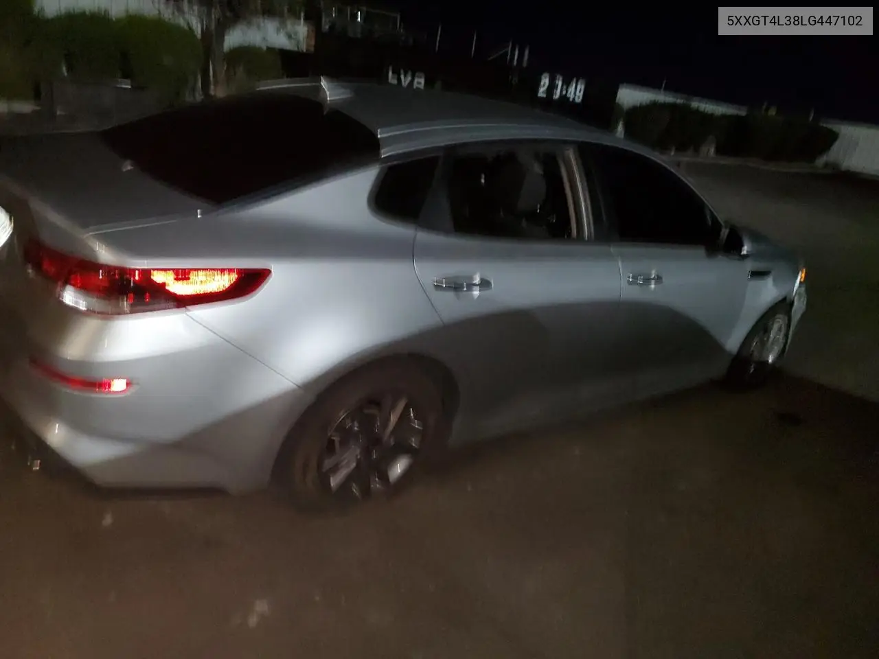 2020 Kia Optima Lx VIN: 5XXGT4L38LG447102 Lot: 57364275