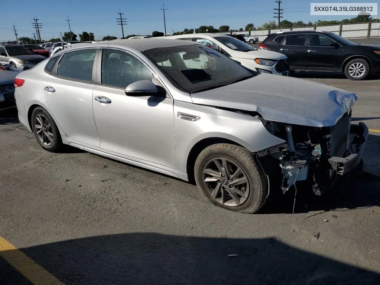 2020 Kia Optima Lx VIN: 5XXGT4L35LG388512 Lot: 57844485