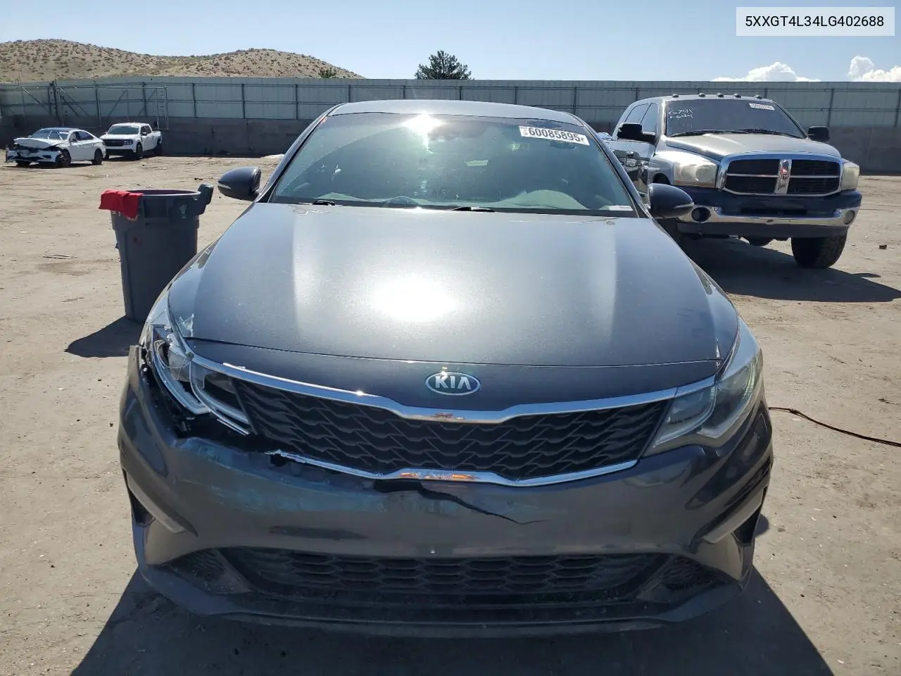 2020 Kia Optima Lx VIN: 5XXGT4L34LG402688 Lot: 60085895