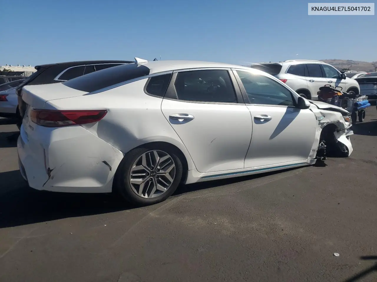 2020 Kia Optima Hybrid Ex VIN: KNAGU4LE7L5041702 Lot: 62202815
