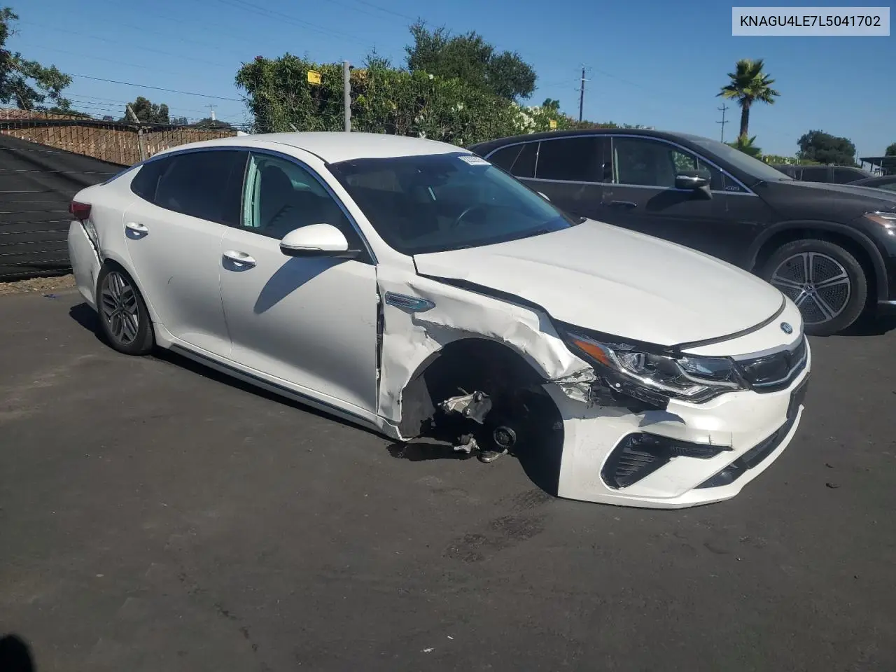 2020 Kia Optima Hybrid Ex VIN: KNAGU4LE7L5041702 Lot: 62202815