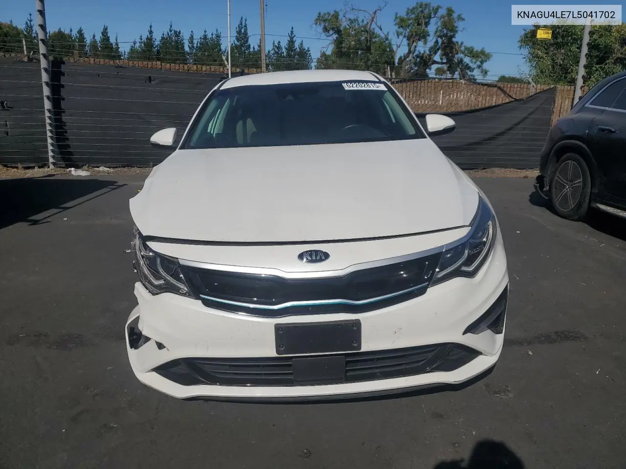 2020 Kia Optima Hybrid Ex VIN: KNAGU4LE7L5041702 Lot: 62202815