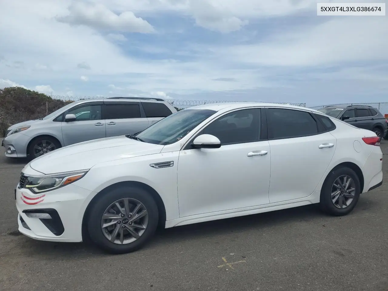 2020 Kia Optima Lx VIN: 5XXGT4L3XLG386674 Lot: 62614095