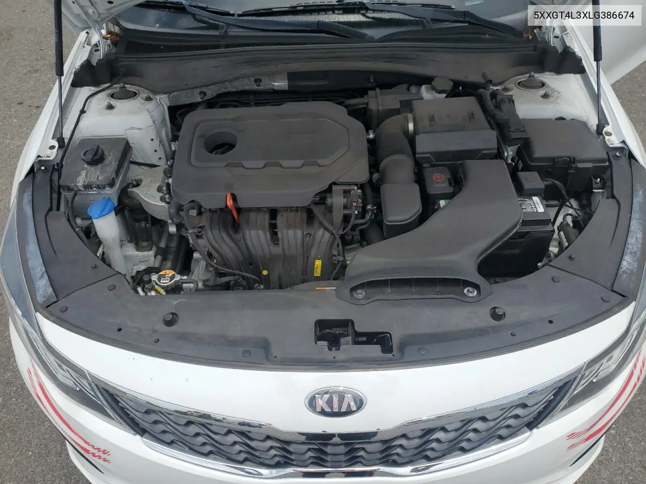 2020 Kia Optima Lx VIN: 5XXGT4L3XLG386674 Lot: 62614095