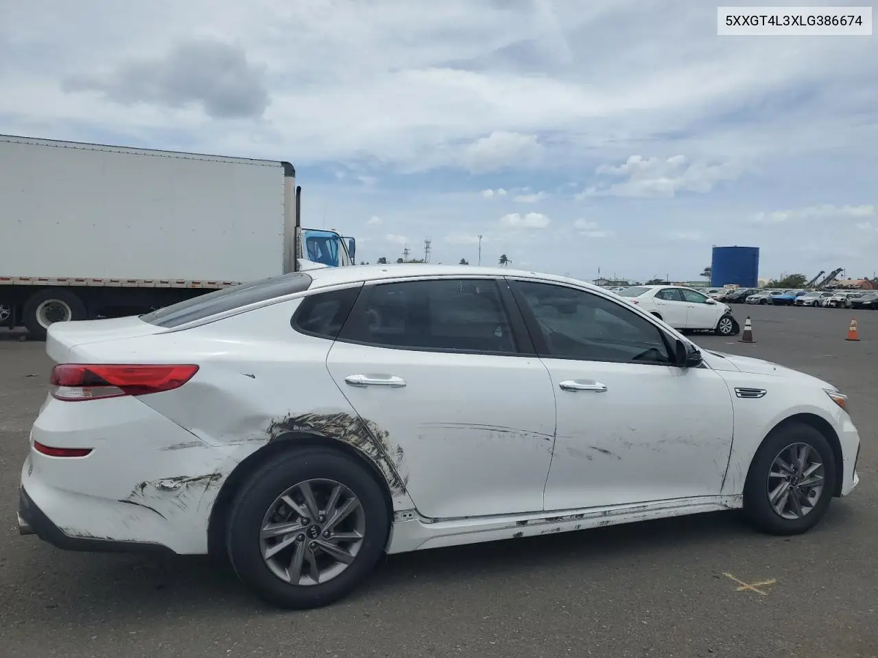 2020 Kia Optima Lx VIN: 5XXGT4L3XLG386674 Lot: 62614095