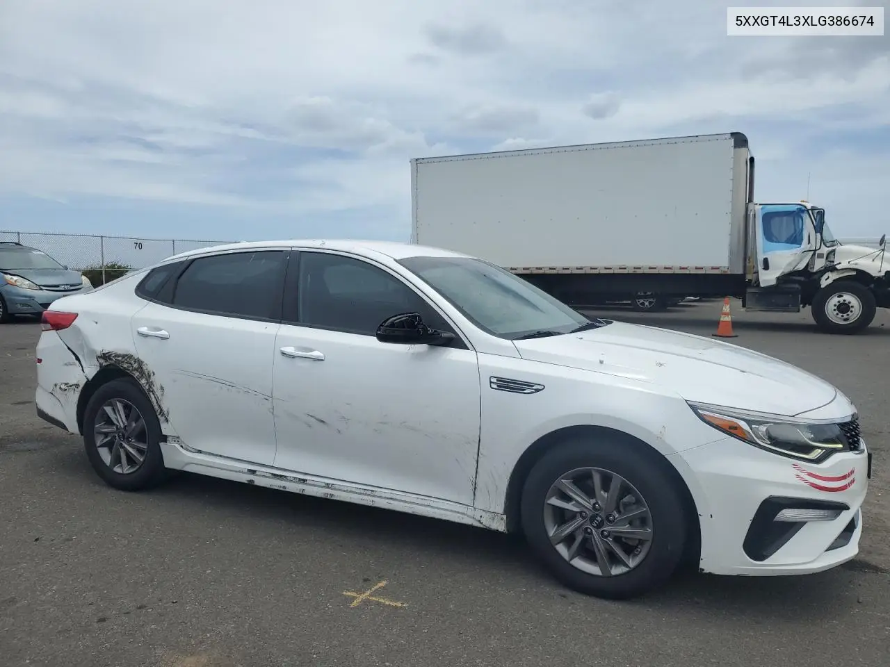 2020 Kia Optima Lx VIN: 5XXGT4L3XLG386674 Lot: 62614095