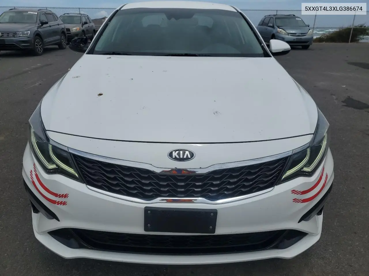 2020 Kia Optima Lx VIN: 5XXGT4L3XLG386674 Lot: 62614095