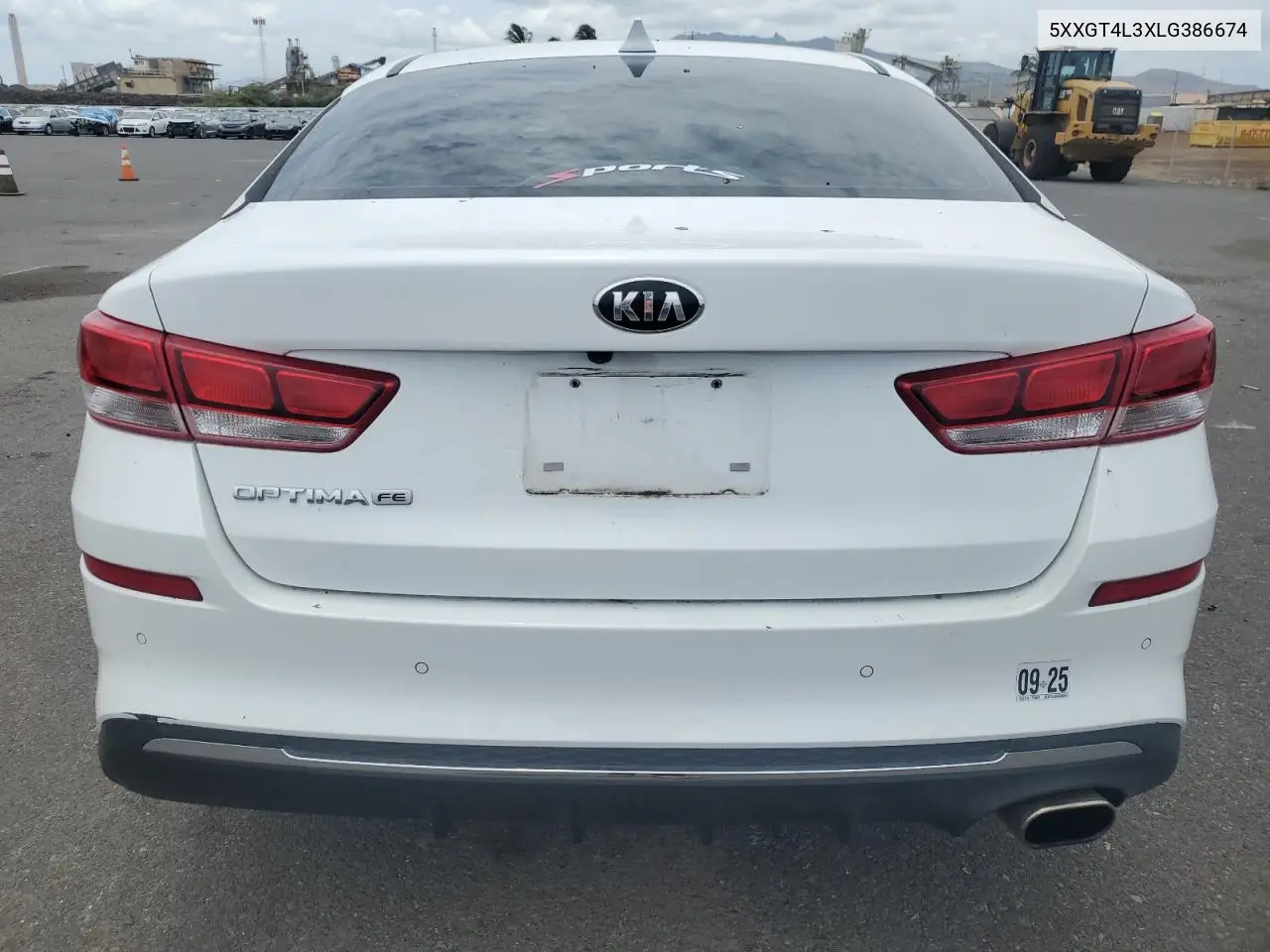 2020 Kia Optima Lx VIN: 5XXGT4L3XLG386674 Lot: 62614095