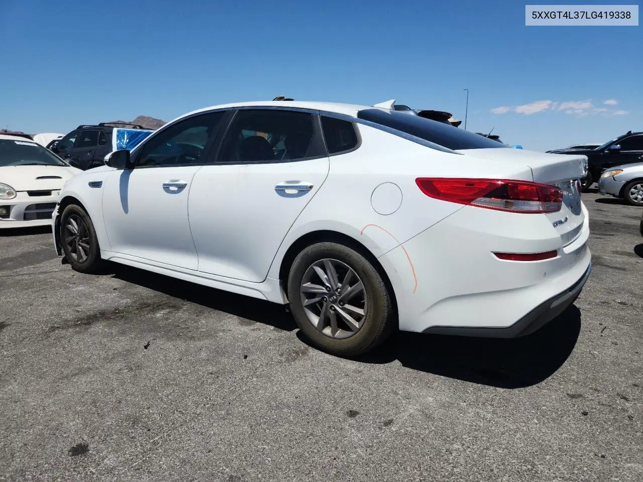 2020 Kia Optima Lx VIN: 5XXGT4L37LG419338 Lot: 62712395