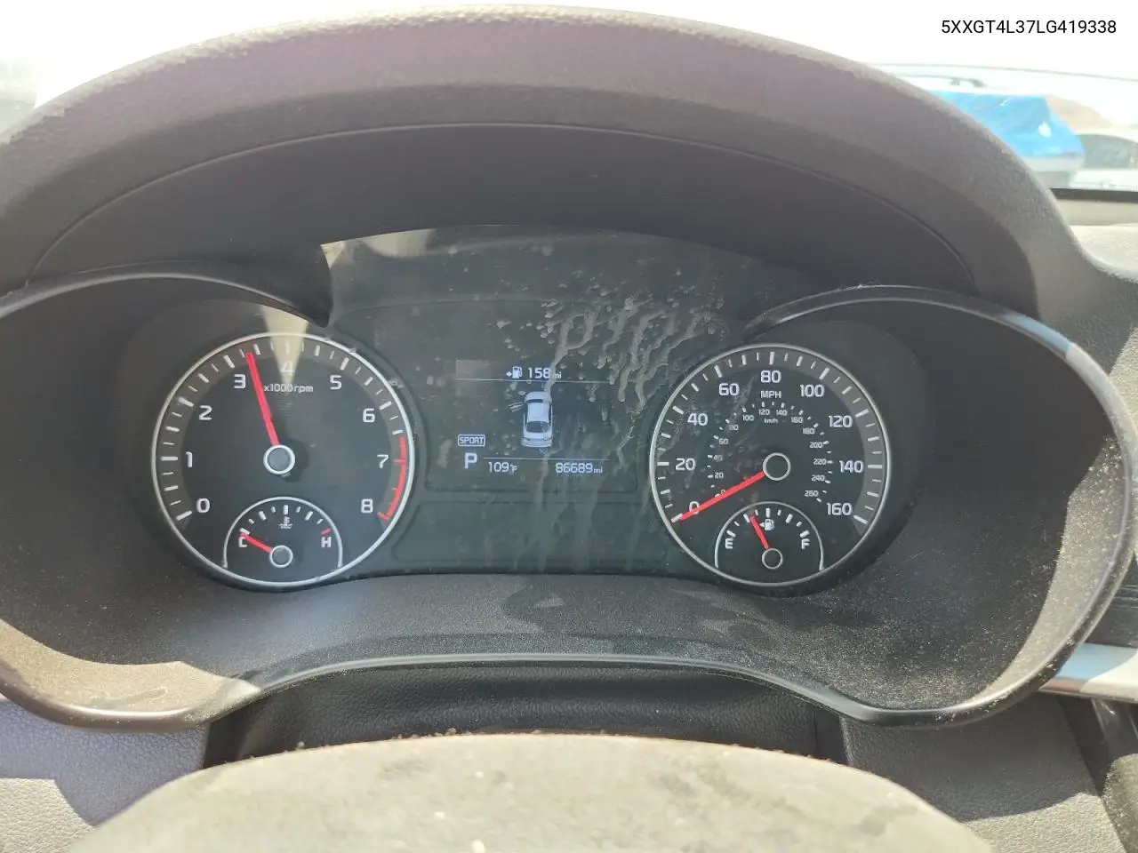 2020 Kia Optima Lx VIN: 5XXGT4L37LG419338 Lot: 62712395