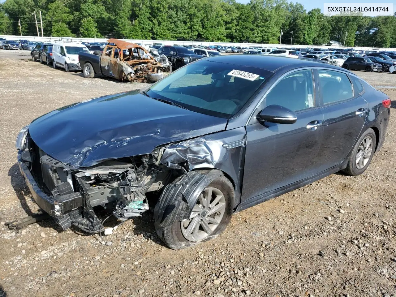 2020 Kia Optima Lx VIN: 5XXGT4L34LG414744 Lot: 62845255