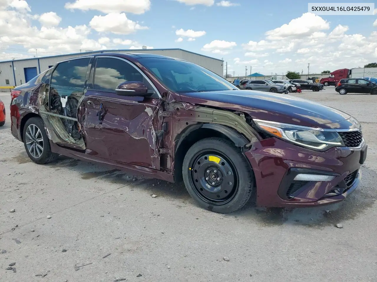 2020 Kia Optima Ex VIN: 5XXGU4L16LG425479 Lot: 63015785