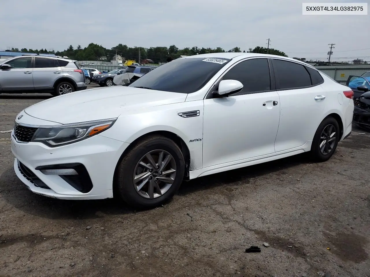 2020 Kia Optima Lx VIN: 5XXGT4L34LG382975 Lot: 63025465
