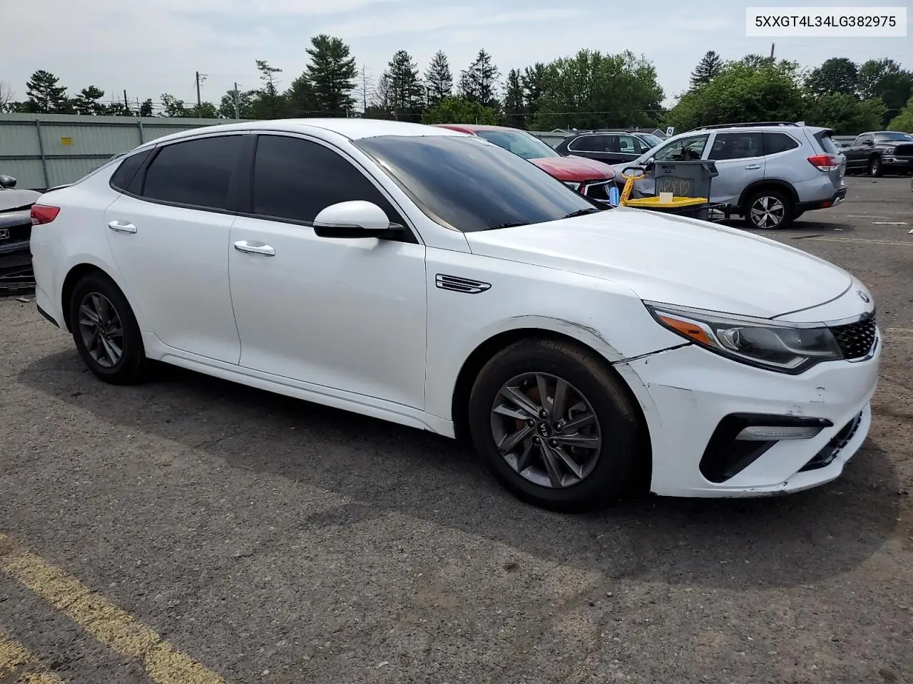 2020 Kia Optima Lx VIN: 5XXGT4L34LG382975 Lot: 63025465