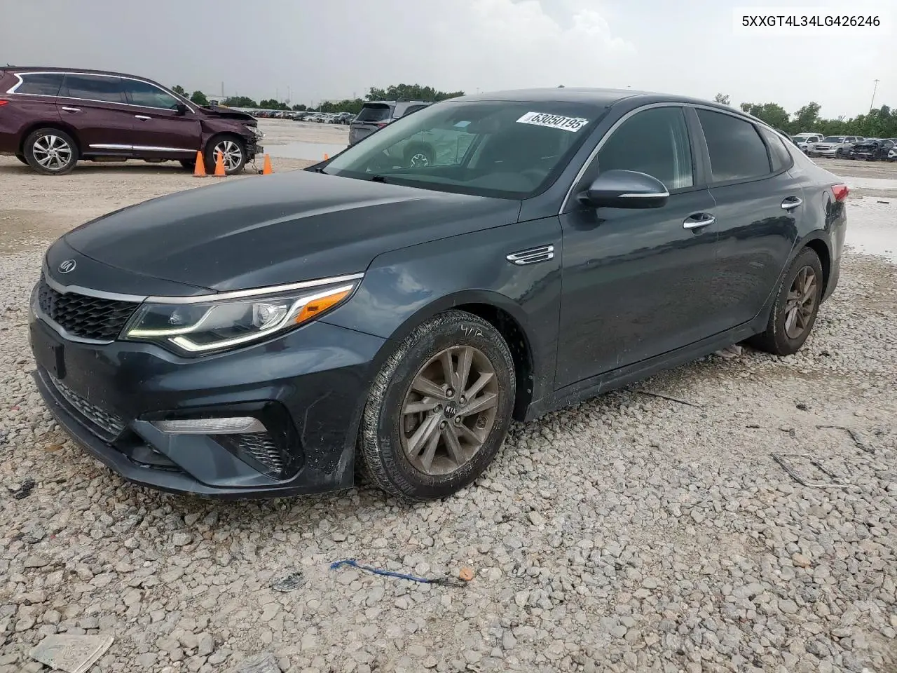 2020 Kia Optima Lx VIN: 5XXGT4L34LG426246 Lot: 63050195