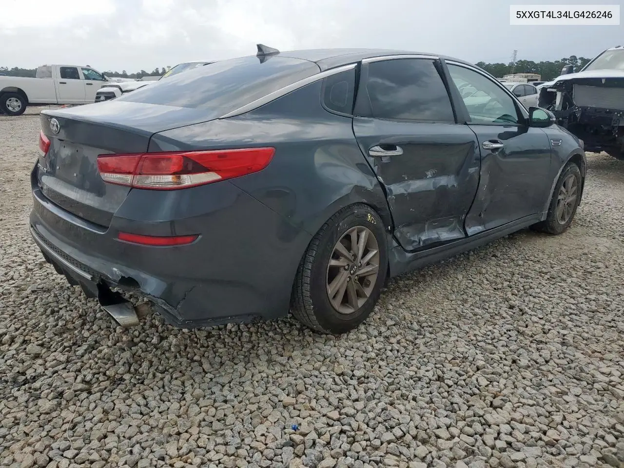 2020 Kia Optima Lx VIN: 5XXGT4L34LG426246 Lot: 63050195