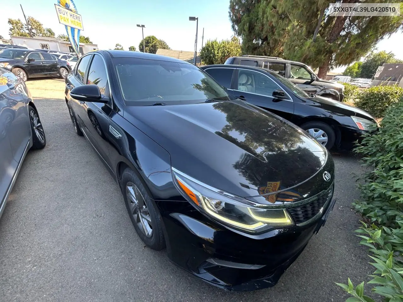 2020 Kia Optima Lx VIN: 5XXGT4L39LG420510 Lot: 66362365