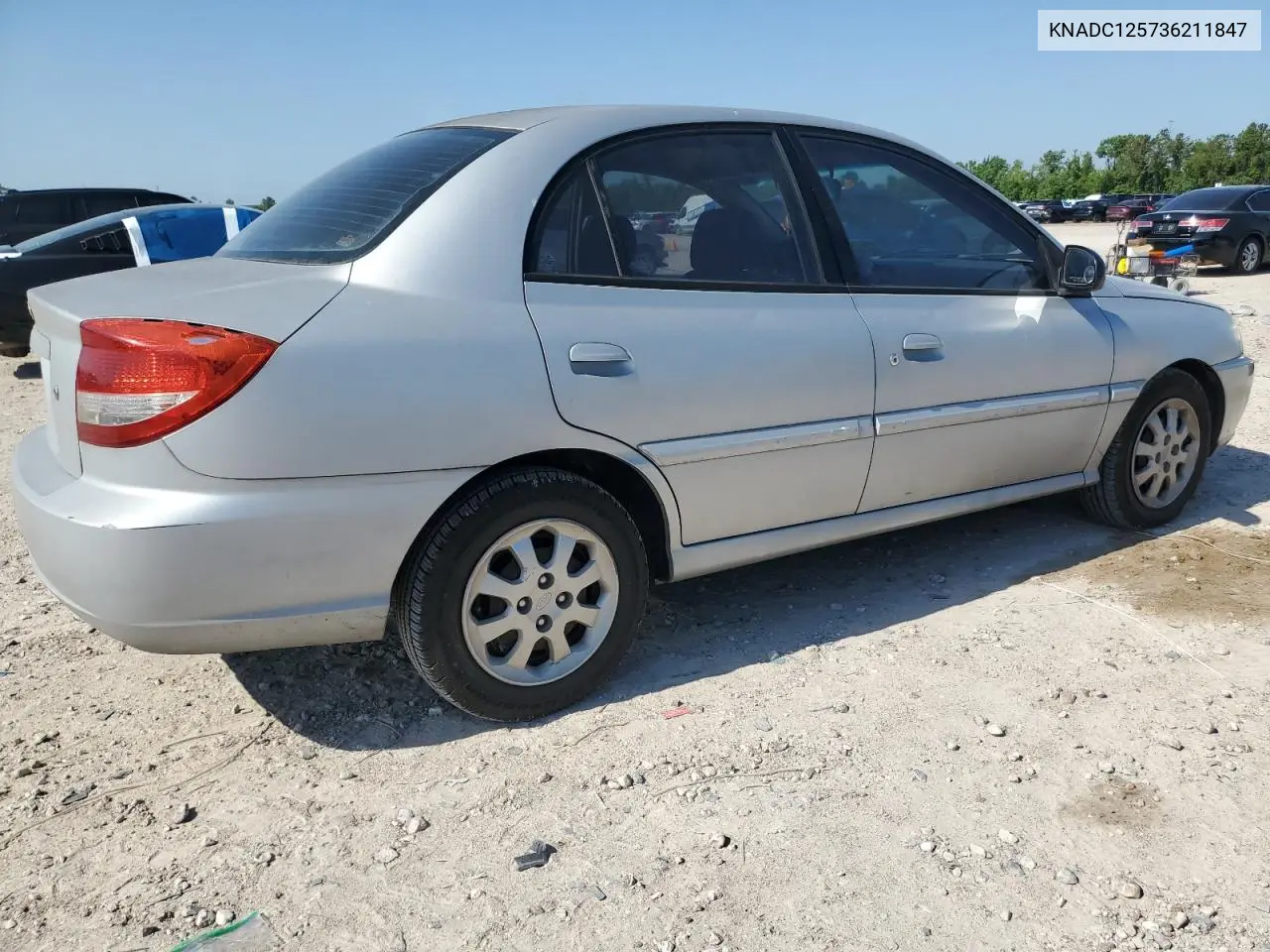 2003 Kia Rio VIN: KNADC125736211847 Lot: 56799015
