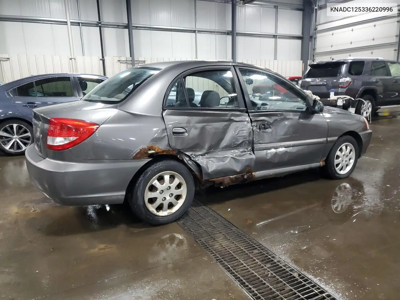 2003 Kia Rio VIN: KNADC125336220996 Lot: 59165725