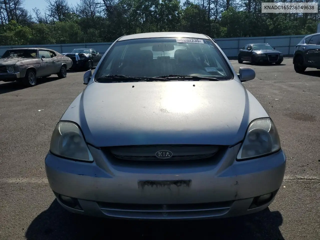 2003 Kia Rio Cinco VIN: KNADC165236149638 Lot: 61282235