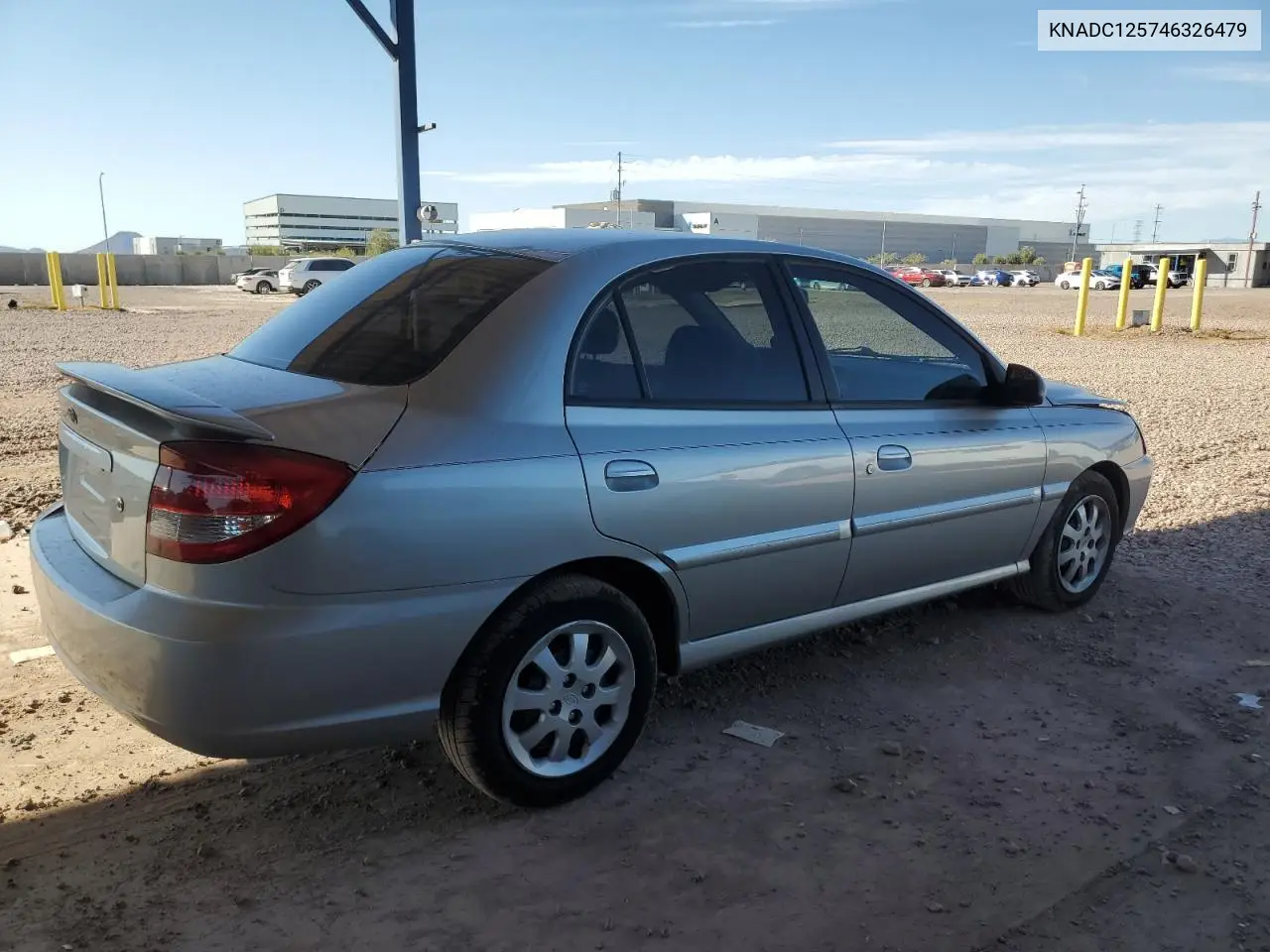 2004 Kia Rio VIN: KNADC125746326479 Lot: 46458135