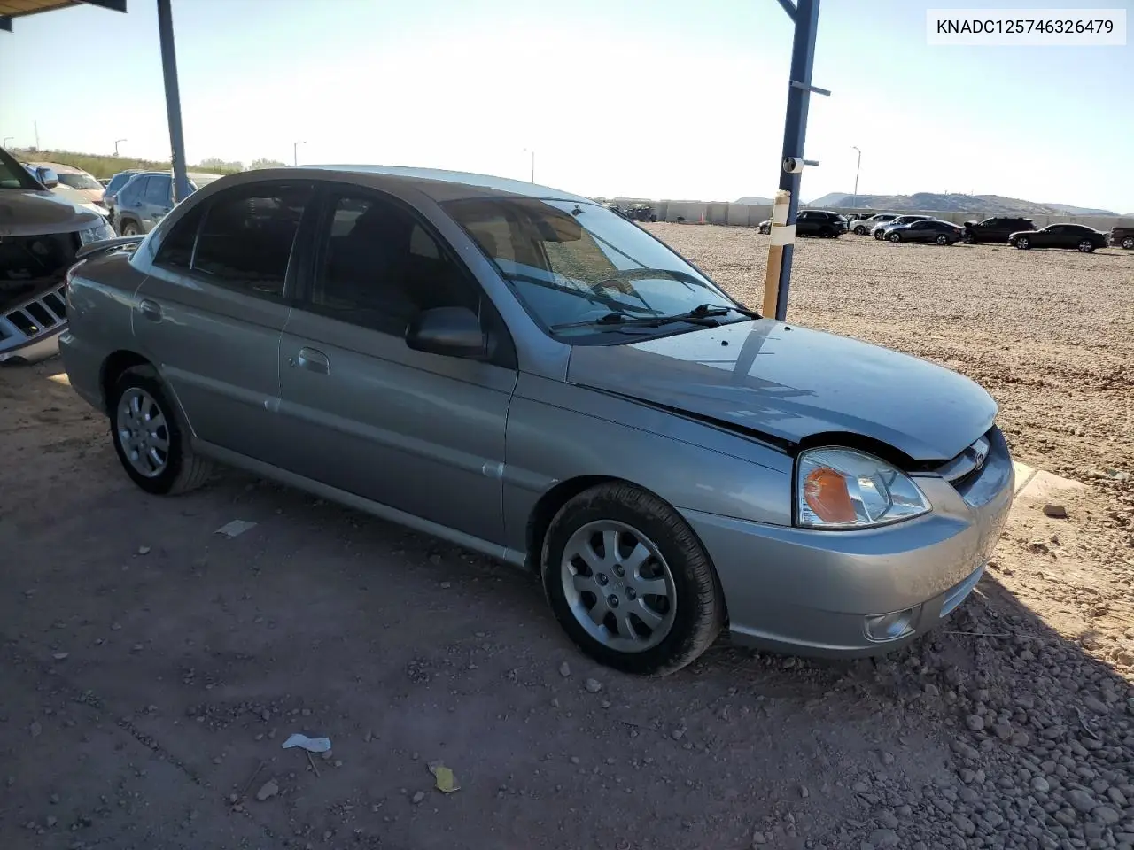 2004 Kia Rio VIN: KNADC125746326479 Lot: 46458135
