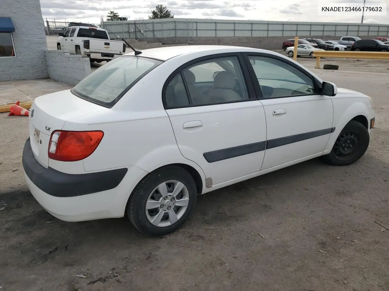 2006 Kia Rio VIN: KNADE123466179632 Lot: 44707265