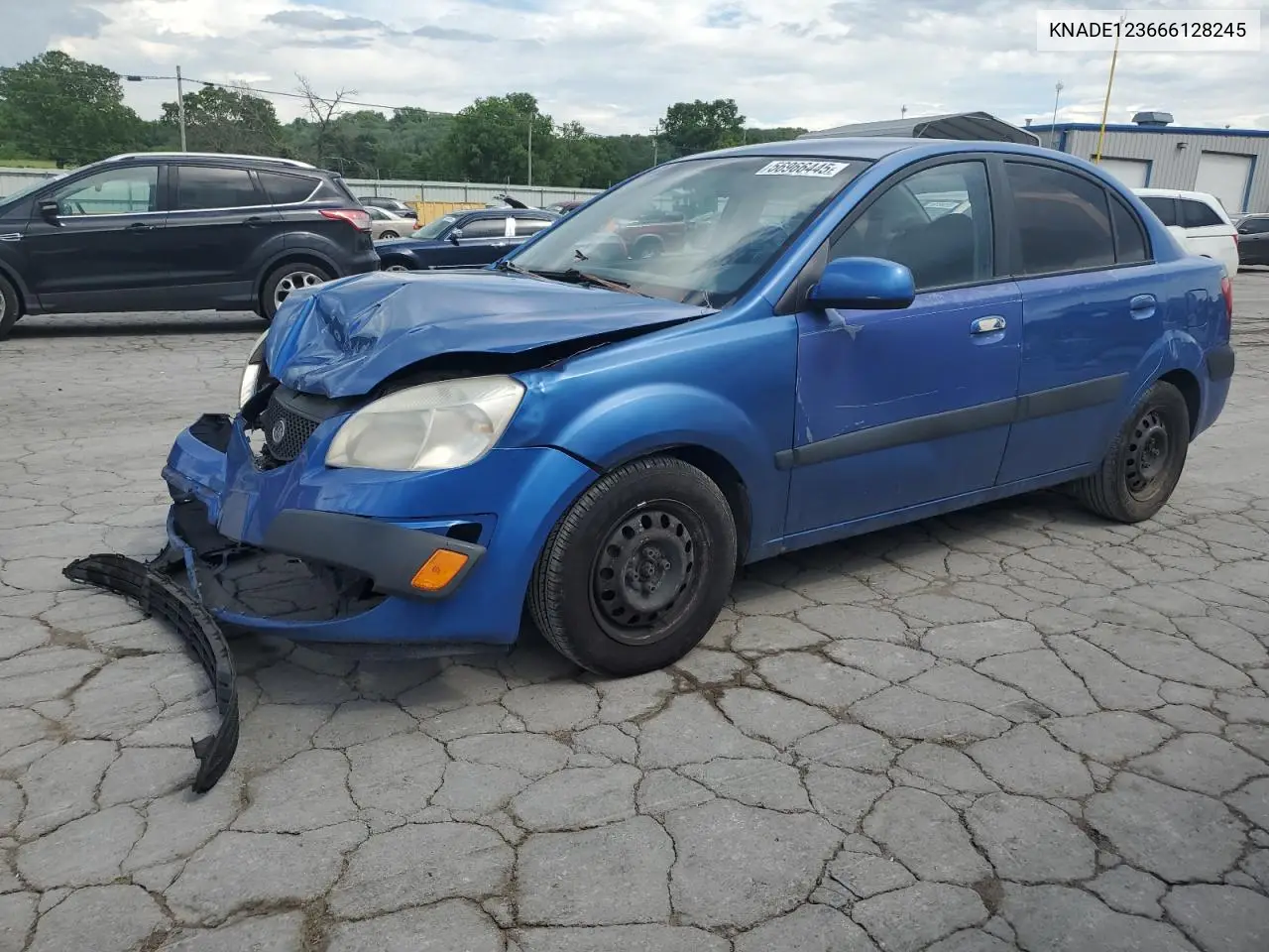 2006 Kia Rio VIN: KNADE123666128245 Lot: 56966445