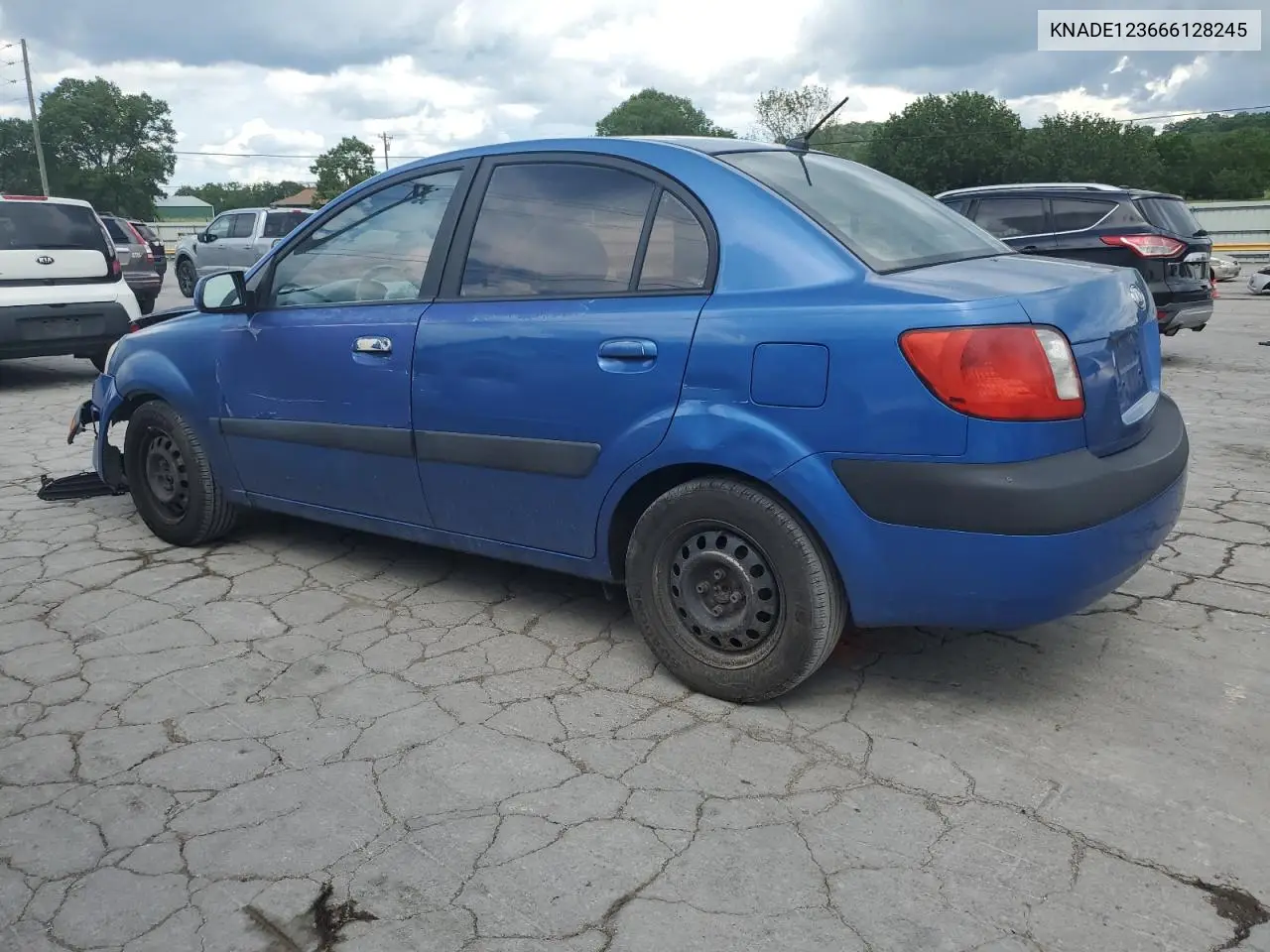 2006 Kia Rio VIN: KNADE123666128245 Lot: 56966445