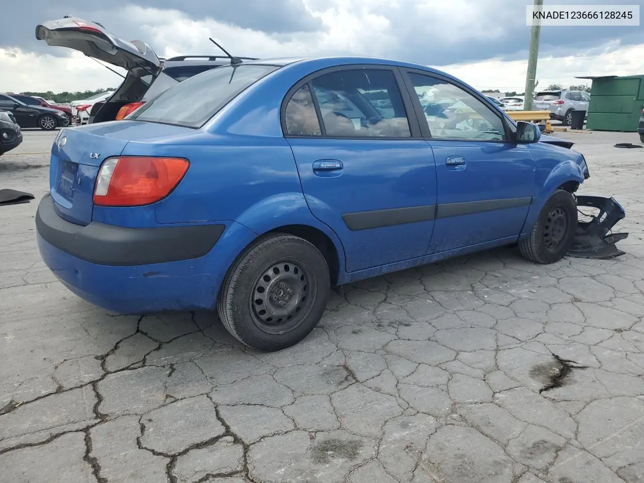 2006 Kia Rio VIN: KNADE123666128245 Lot: 56966445