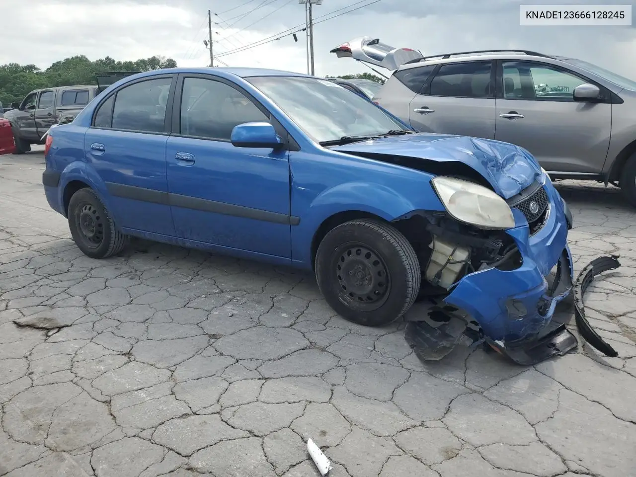 2006 Kia Rio VIN: KNADE123666128245 Lot: 56966445