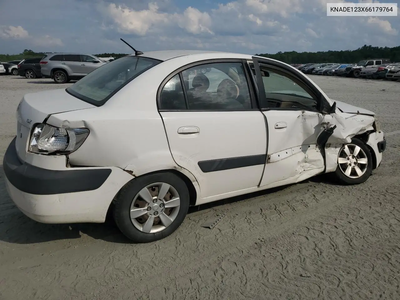2006 Kia Rio VIN: KNADE123X66179764 Lot: 57802115