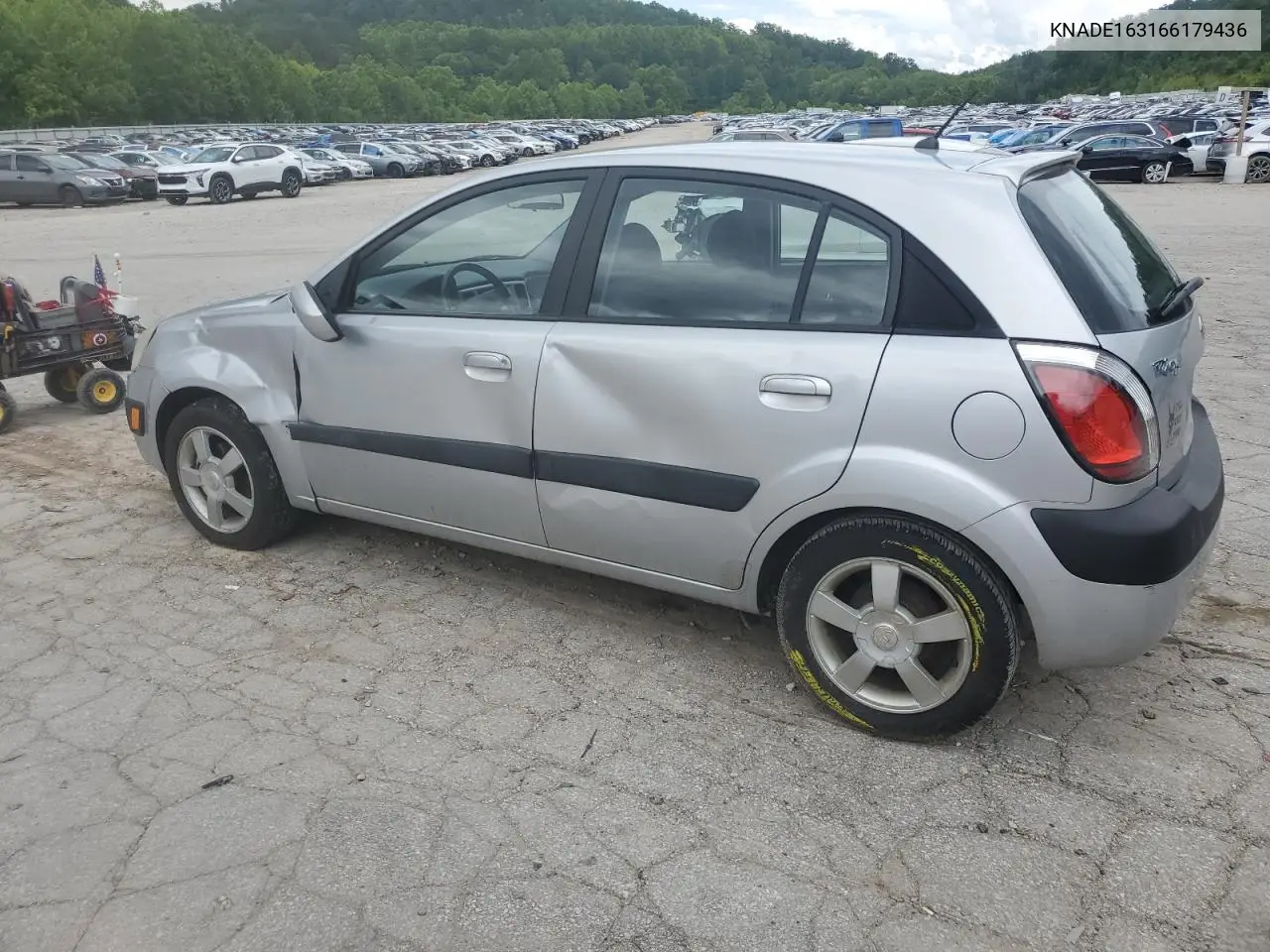 2006 Kia Rio 5 VIN: KNADE163166179436 Lot: 61344065