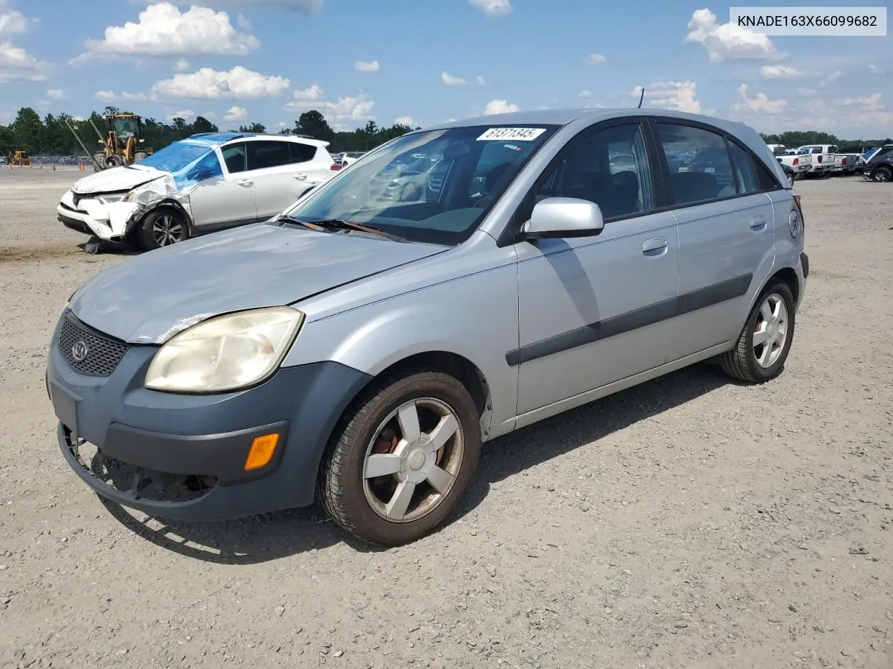 2006 Kia Rio 5 VIN: KNADE163X66099682 Lot: 61371345