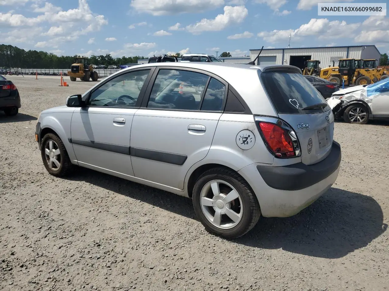 2006 Kia Rio 5 VIN: KNADE163X66099682 Lot: 61371345