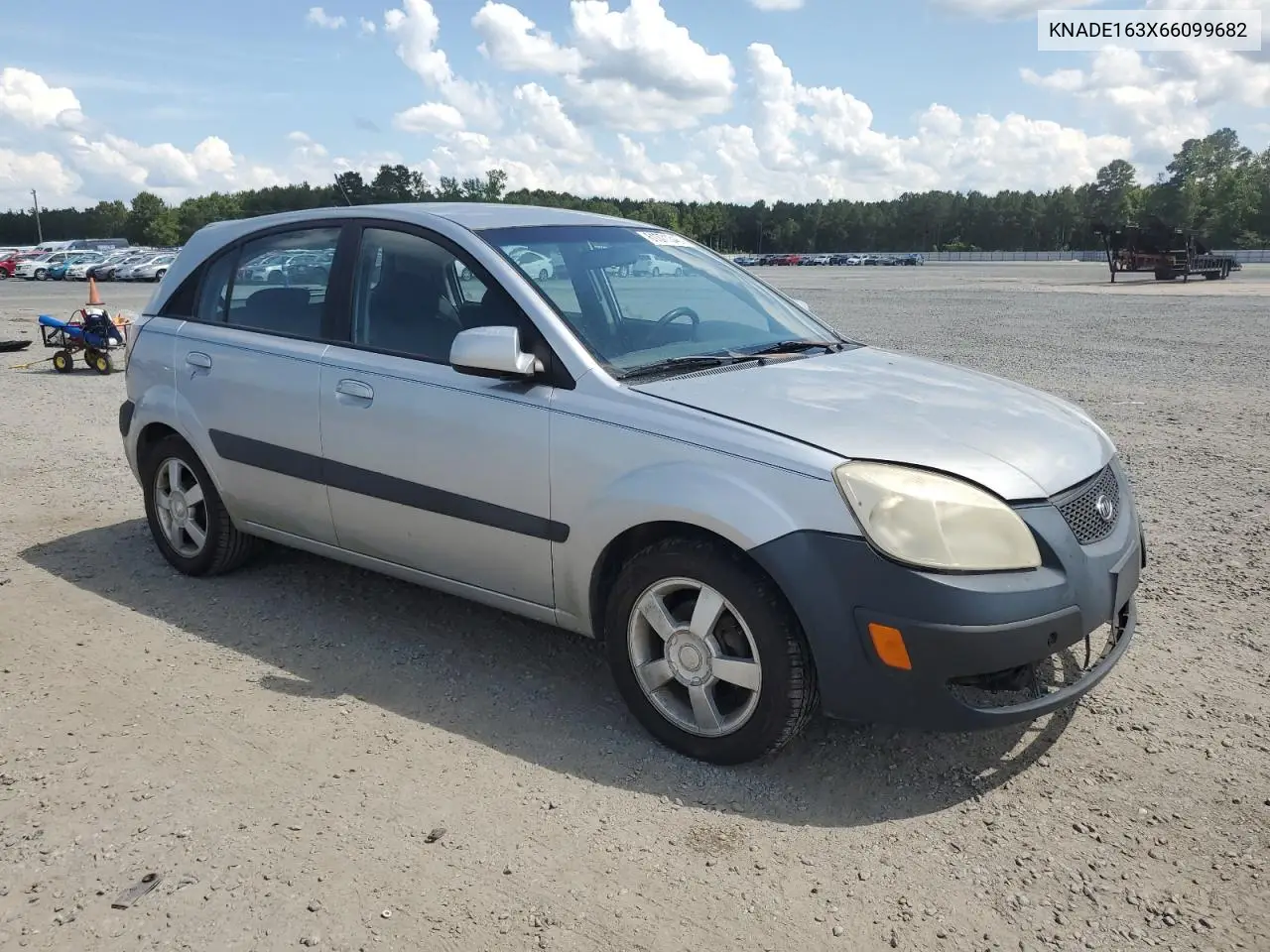 2006 Kia Rio 5 VIN: KNADE163X66099682 Lot: 61371345