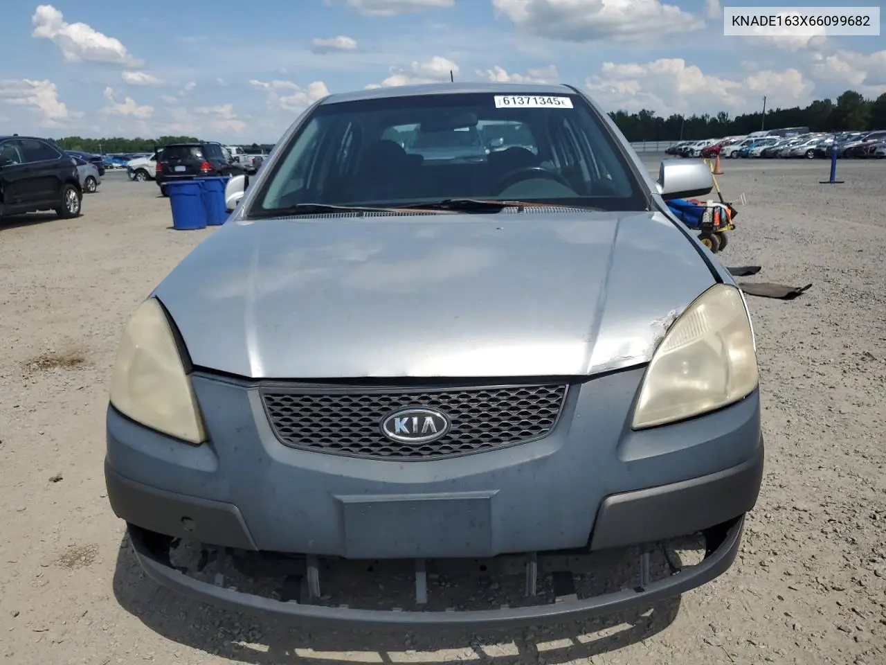 2006 Kia Rio 5 VIN: KNADE163X66099682 Lot: 61371345
