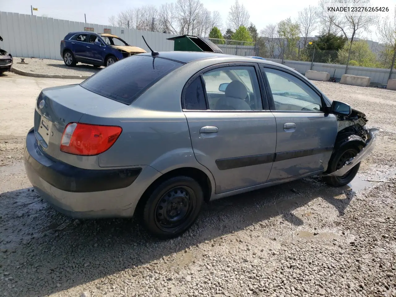 2007 Kia Rio Base VIN: KNADE123276265426 Lot: 52621745