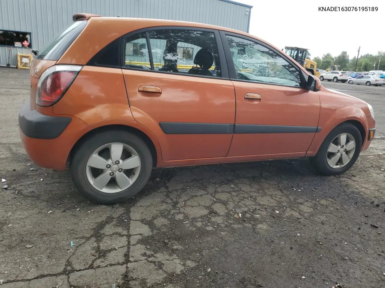 2007 Kia Rio 5 Sx VIN: KNADE163076195189 Lot: 56727385