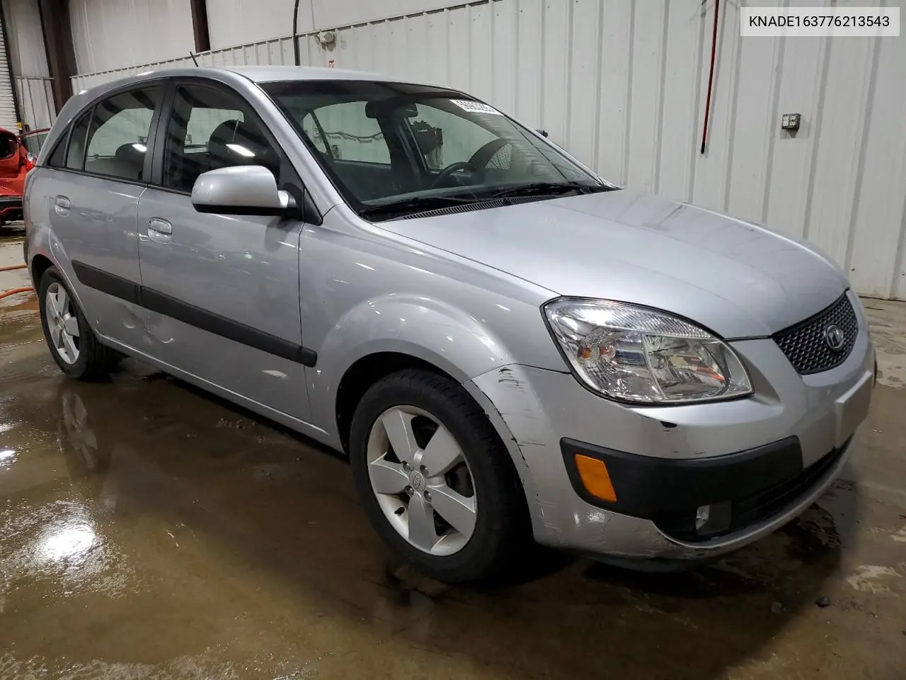 2007 Kia Rio 5 Sx VIN: KNADE163776213543 Lot: 56963265