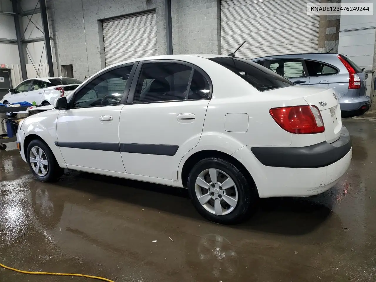 2007 Kia Rio Base VIN: KNADE123476249244 Lot: 61180335