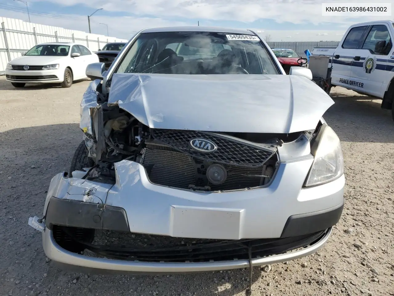 2008 Kia Rio 5 Sx VIN: KNADE163986431002 Lot: 54569435